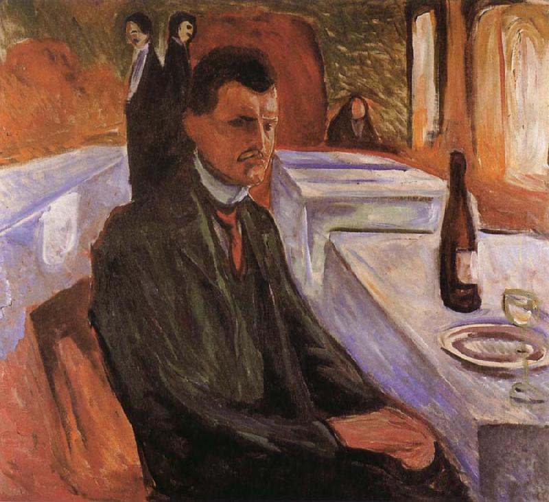 Edvard Munch Self-Portrait